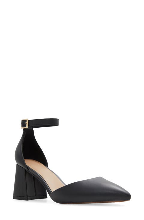 Daliaa Ankle Strap Pointed Toe Pump (Women)