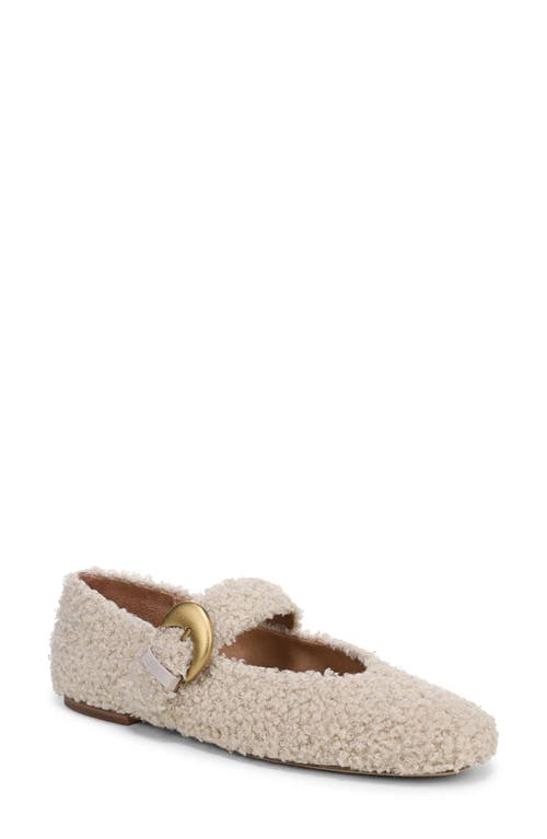 Circus Ny By Sam Edelman Bella Faux Shearling Mary Jane Flat In Gold