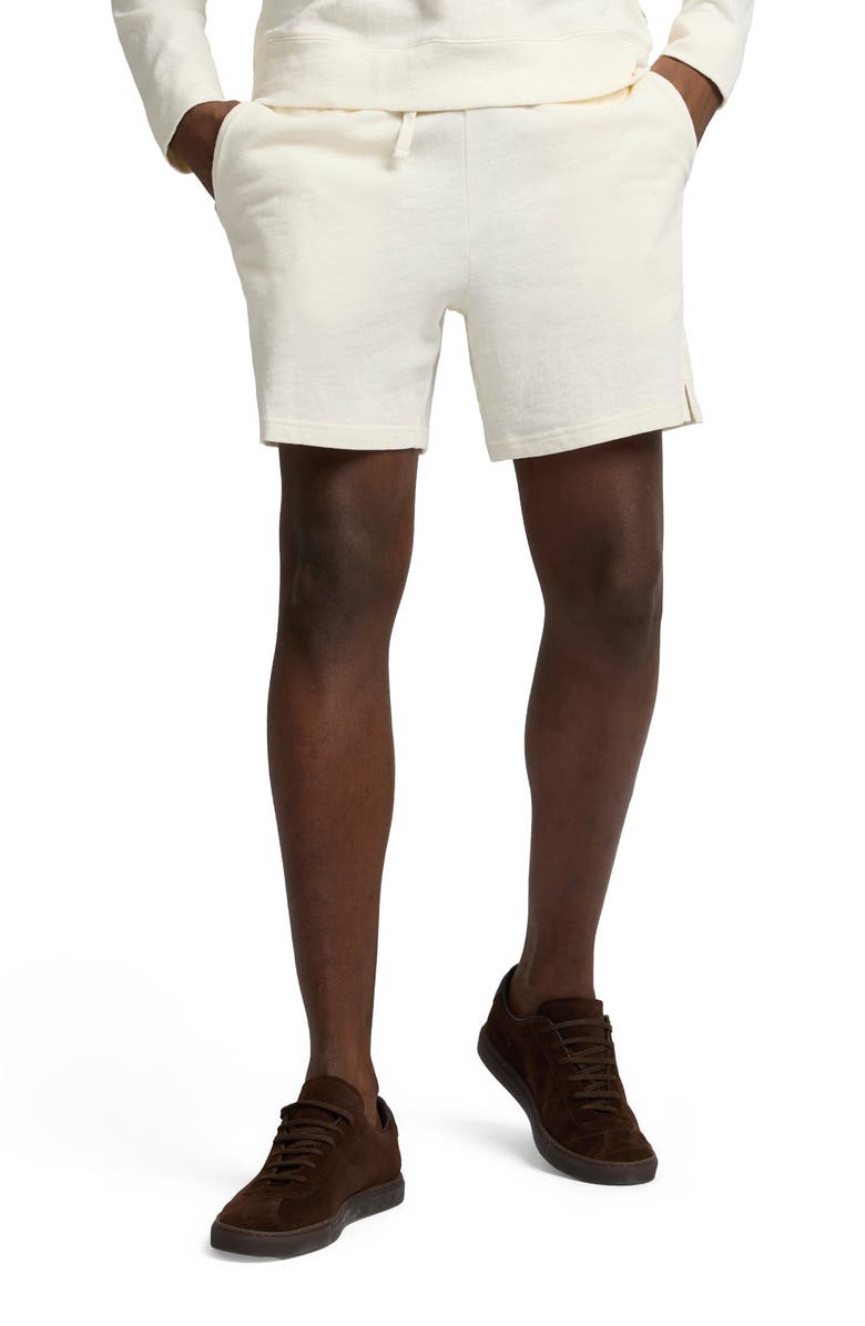 Onia Terry Slub Shorts 6", Alternate, color, Egret