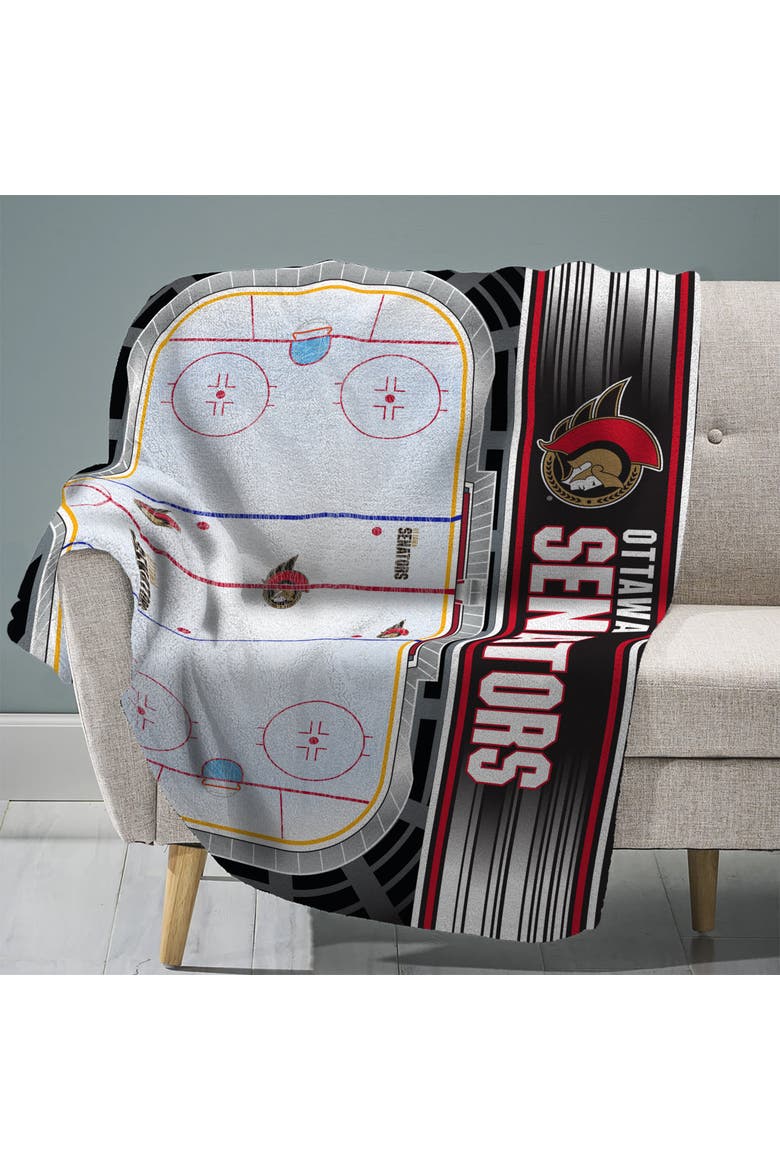 Ottawa Senators Home Ice 60" x 80" Raschel Throw Blanket, Main, color, None