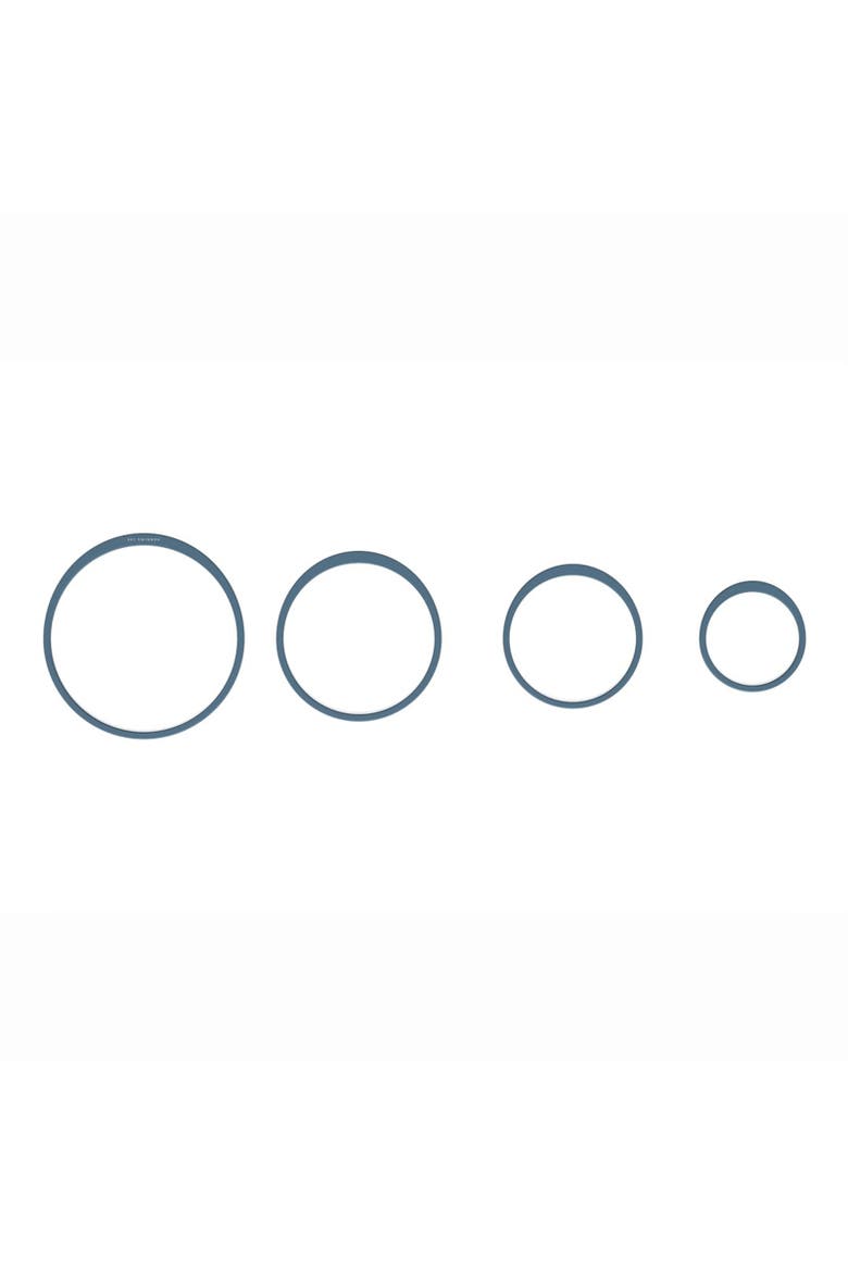 Universal Silicone Lids Set of 4, Blue, Alternate, color, Blue