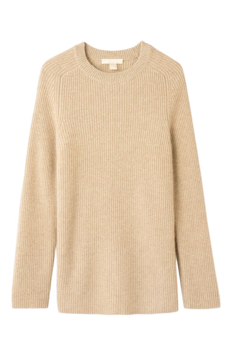 GOBI Mongolian Cashmere Cashmere Sweater with Side Zippers, Alternate, color, Warm Grey