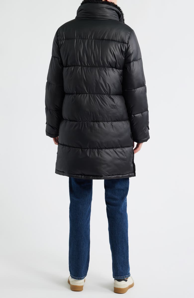 Sam Edelman Puffer Coat with Removable Hood, Alternate, color, Black
