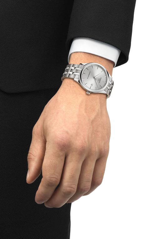 Tissot Classic Dream Automatic Bracelet Watch, 40mm In Silver