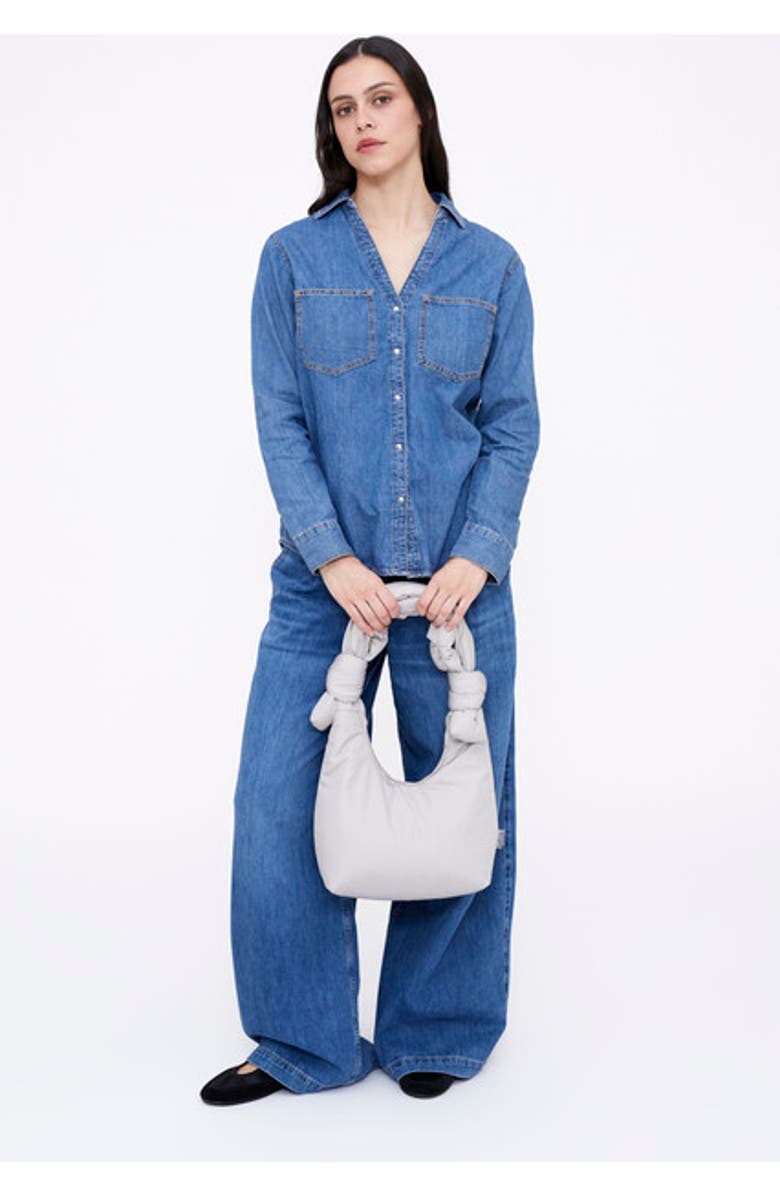 LEFRIK Biwa Puffy Mini Bag, Alternate, color, Fossil