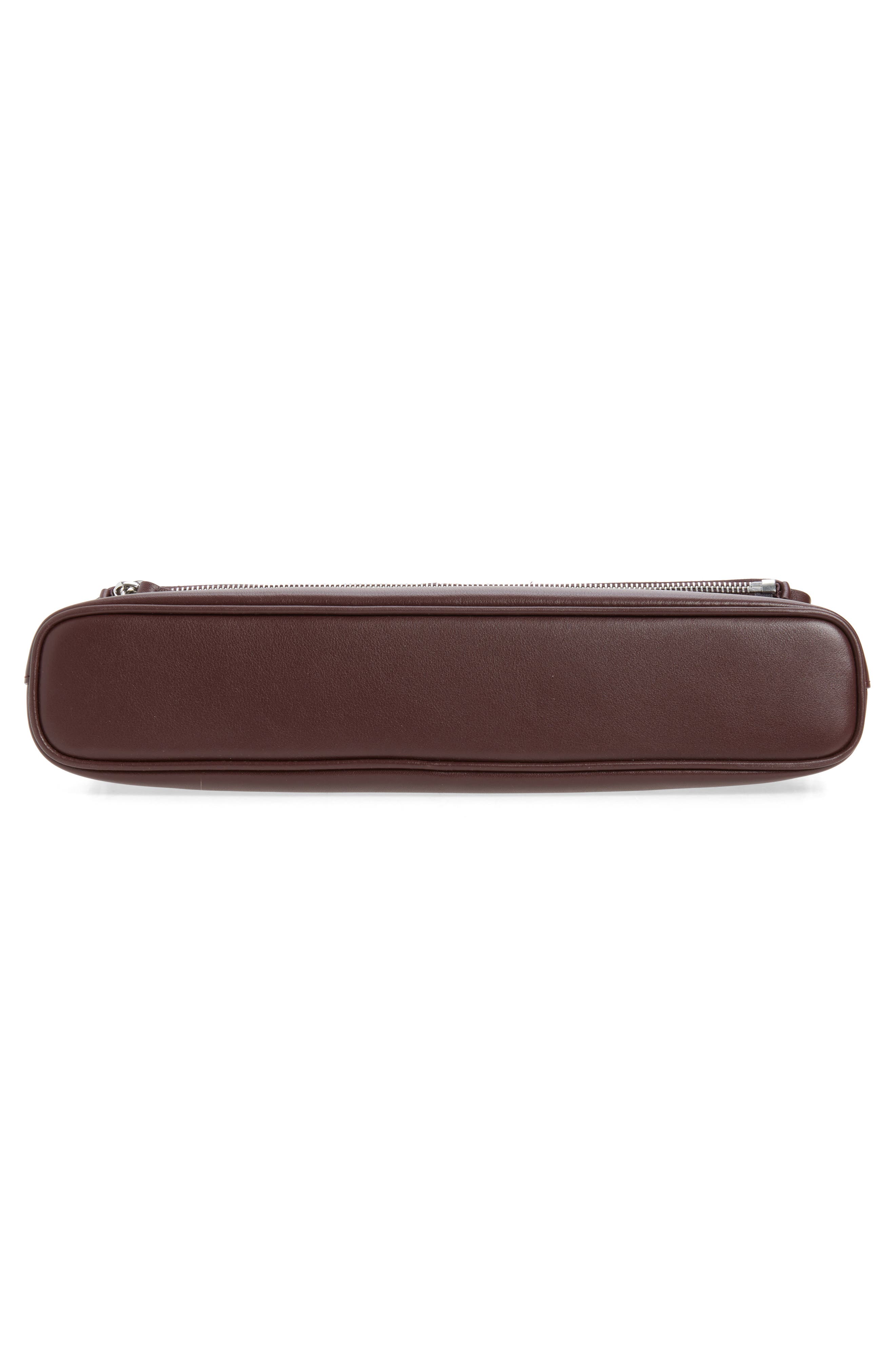5AC Leather Crossbody Bag, Alternate, color, BURGUNDY