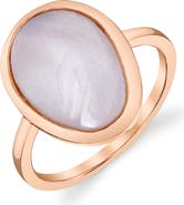 The Pearl Source Pink Cultured Mother of Pearl Raya Ring