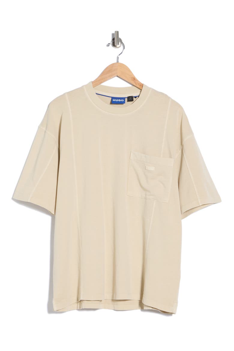 Boxy Pocket Tee, Alternate, color, MEDIUM BEIGE