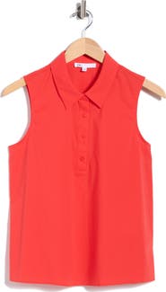 DR2 by Daniel Rainn Sleeveless Poplin Polo