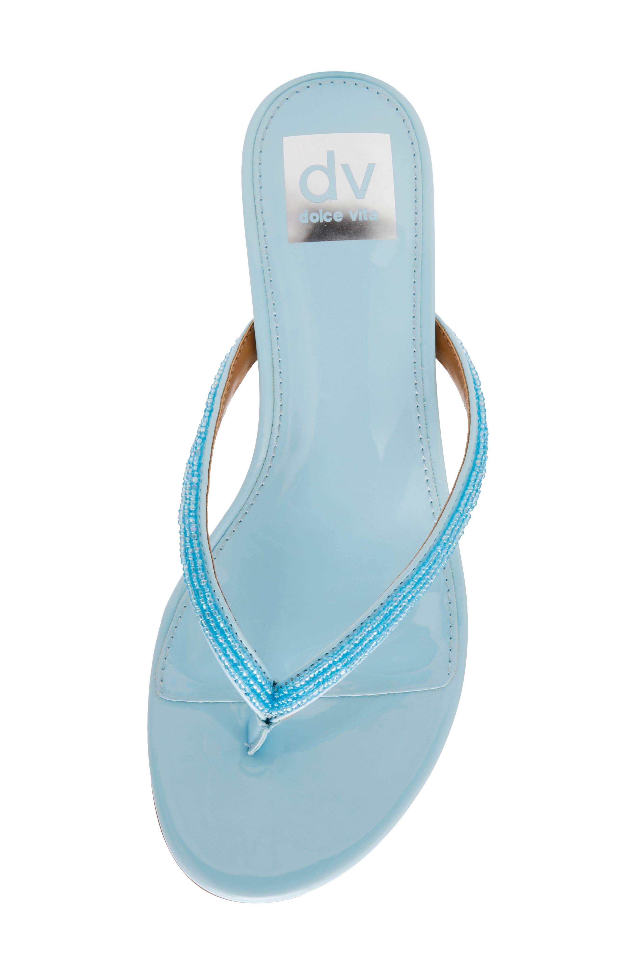 Devyn Kitten Heel Sandal, Alternate, color, BLUE