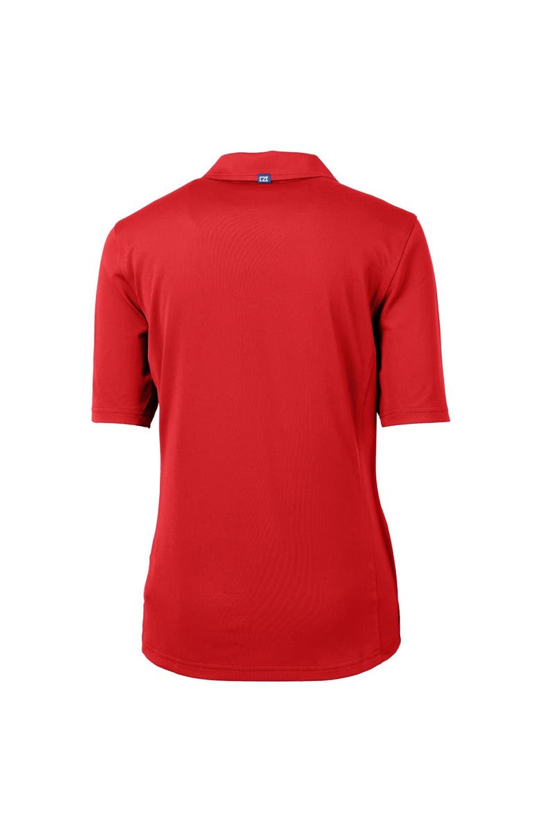 Cutter & Buck Women's Cutter & Buck Red Miami Dolphins Virtue Eco Pique Recycled Polo, Alternate, color, 