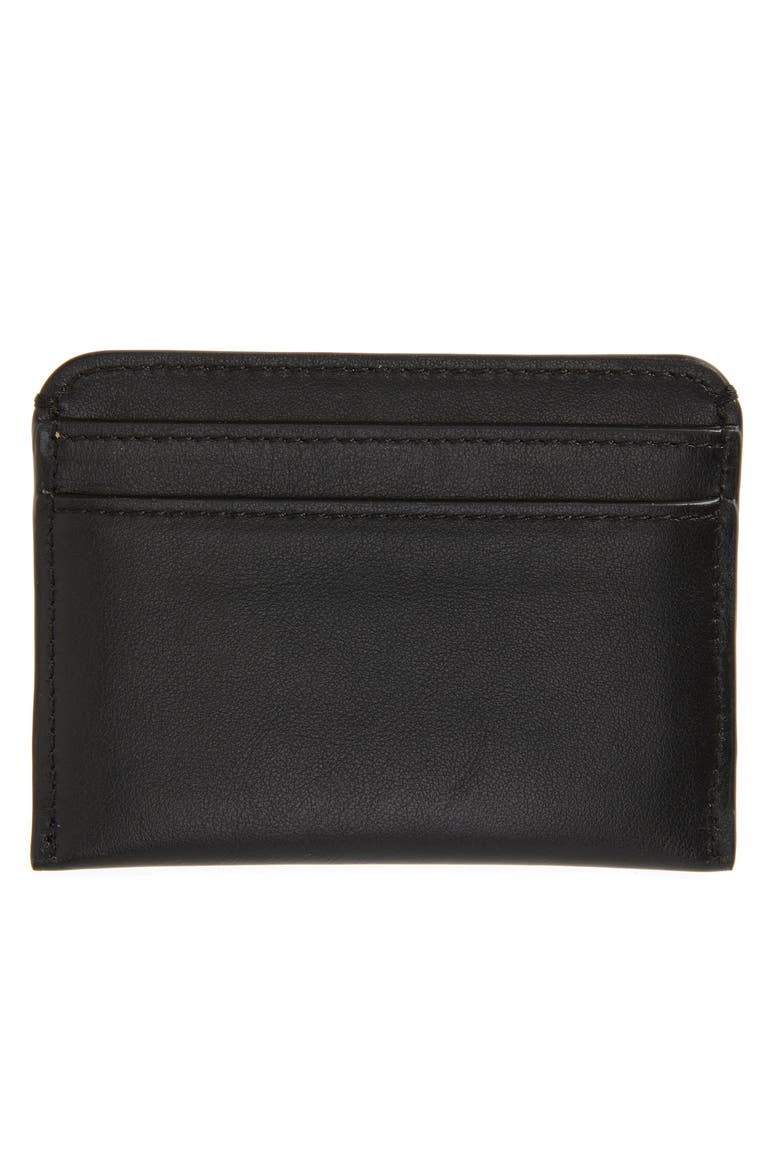 Sense Leather Card Case, Alternate, color, 001 BLACK