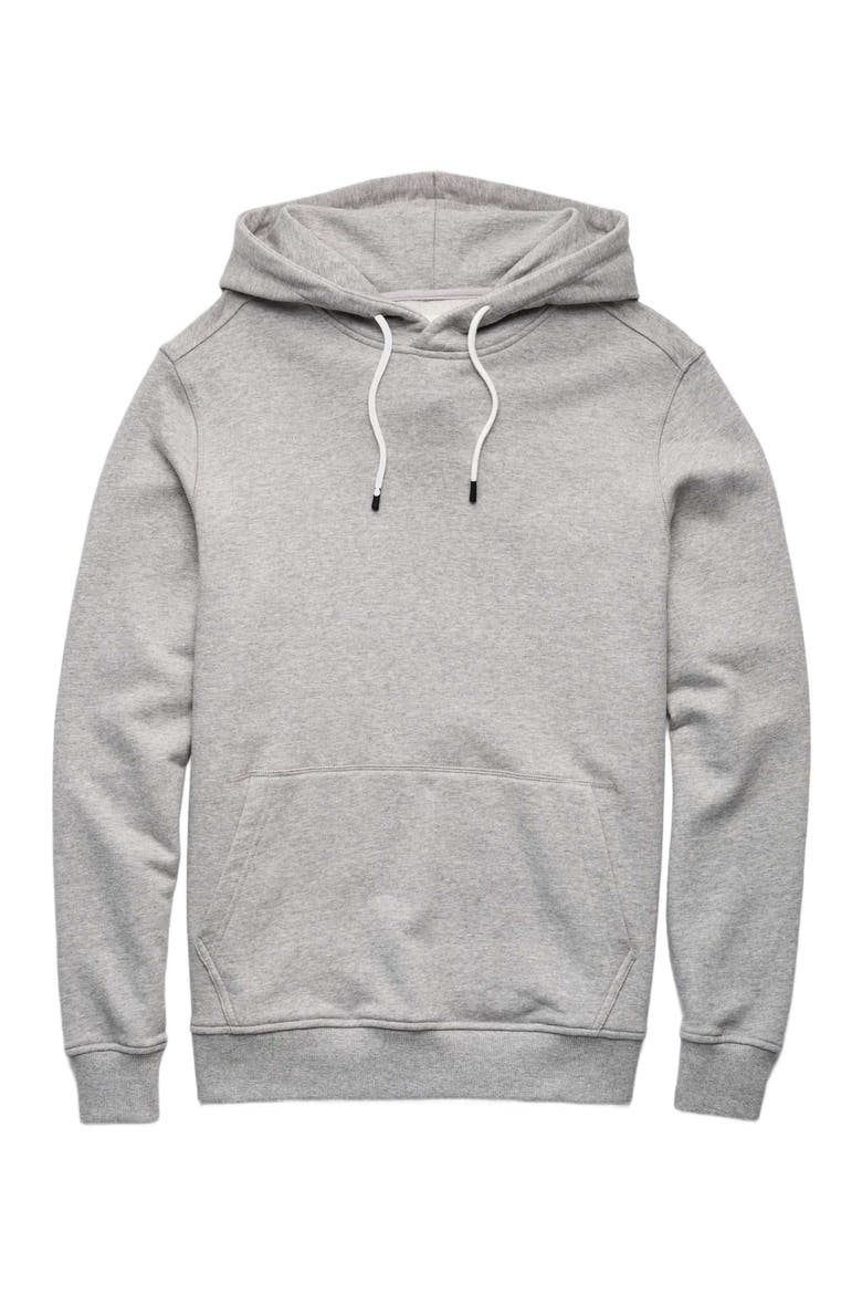 Marine French Terry Hoodie, Alternate, color, Heather Grey