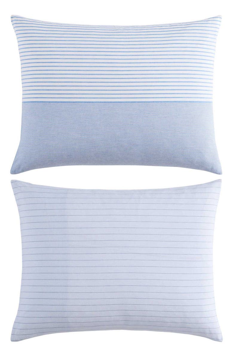 Tommy Hilfiger Modern Stripe Comforter & Shams Set, Alternate, color, Blue