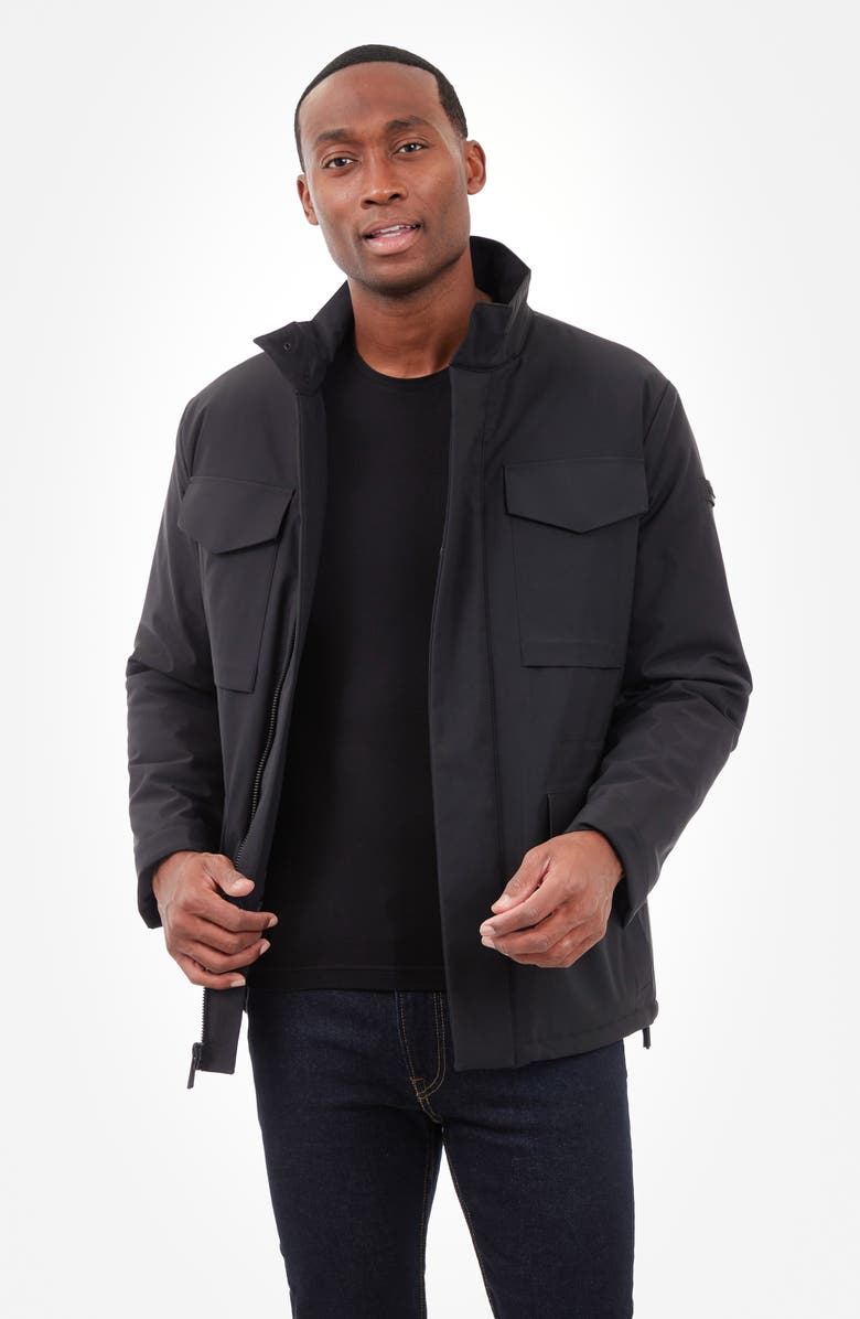 Michael Kors Charleton Water Resistant Jacket, Alternate, color, Black