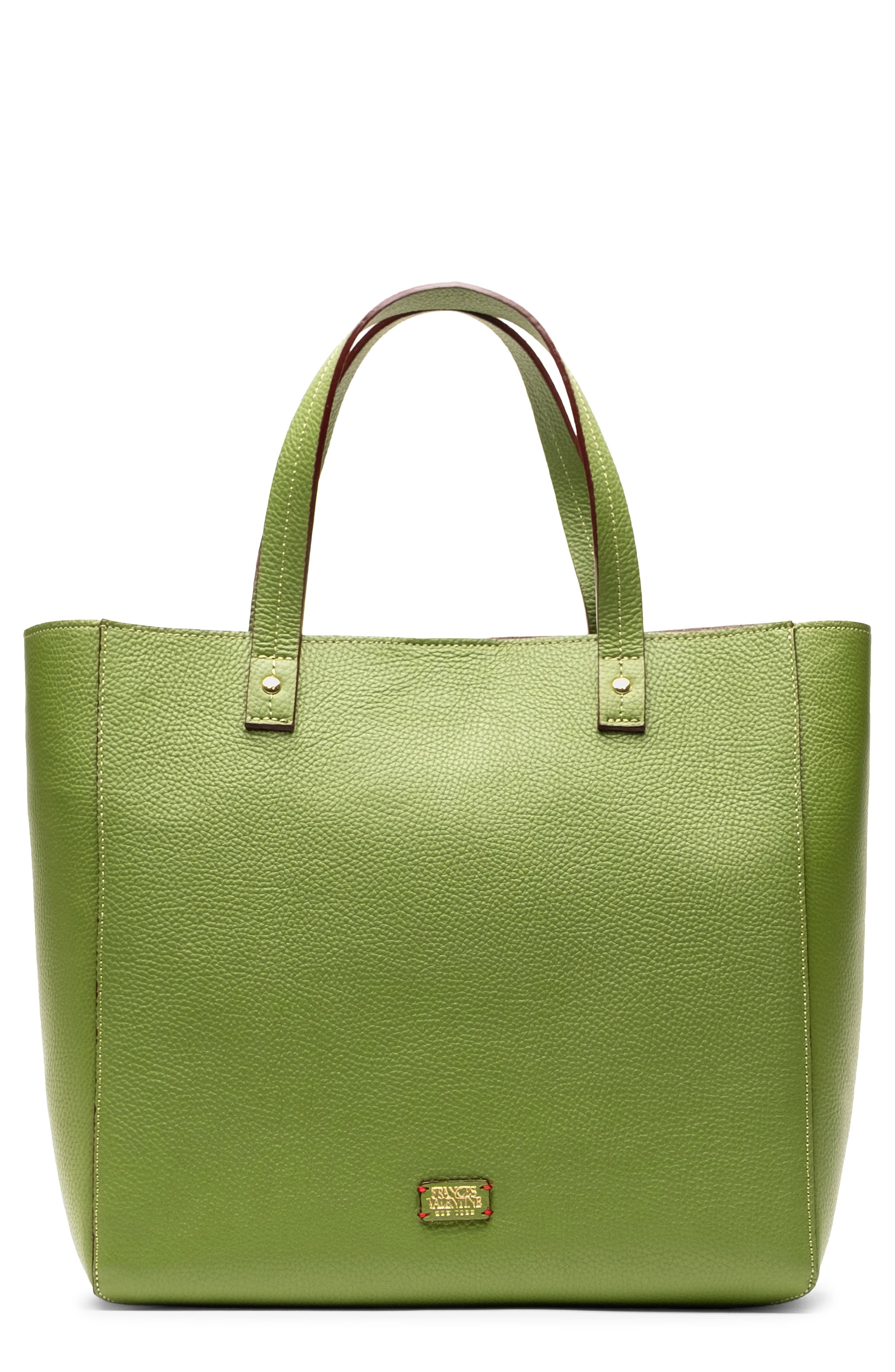 Frances Valentine Large Margaret Leather Tote, Main, color, 