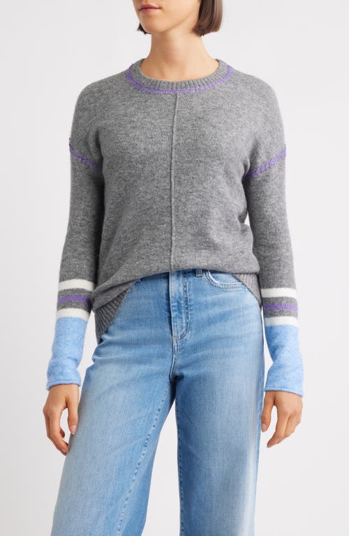 Hatley Charcoal Blanket Stitch Mélange Sweater  product