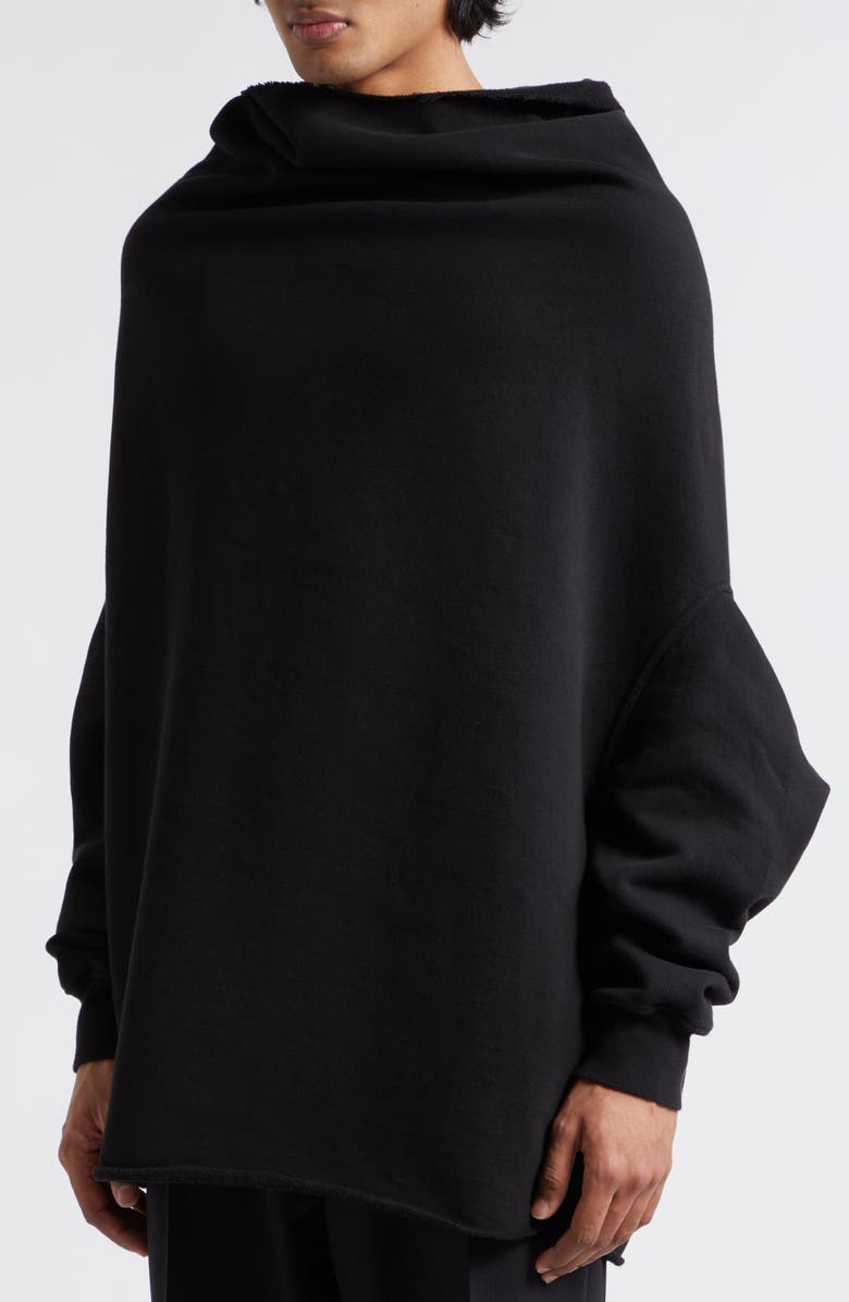 Rick Owens Shroud Sweatshirt, Alternate, color, 