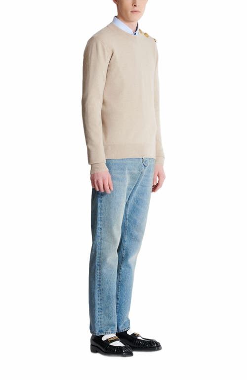 Shop Balmain Eco-cashmere Jumper