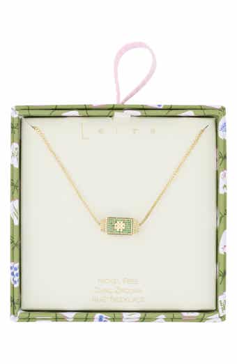 Pavé Spinner Pendant Necklace