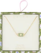 Leith Pavé Spinner Pendant Necklace
