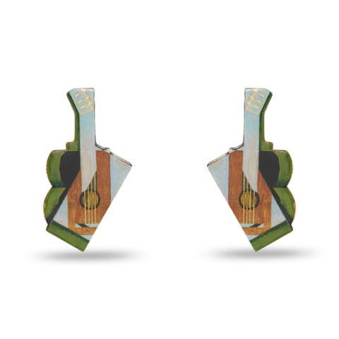 The Met X Lele Gris Guitar Earrings