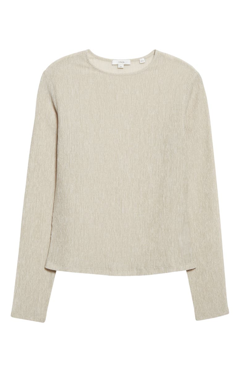 Vince Textured Long Sleeve Top, Alternate, color, Hayseed