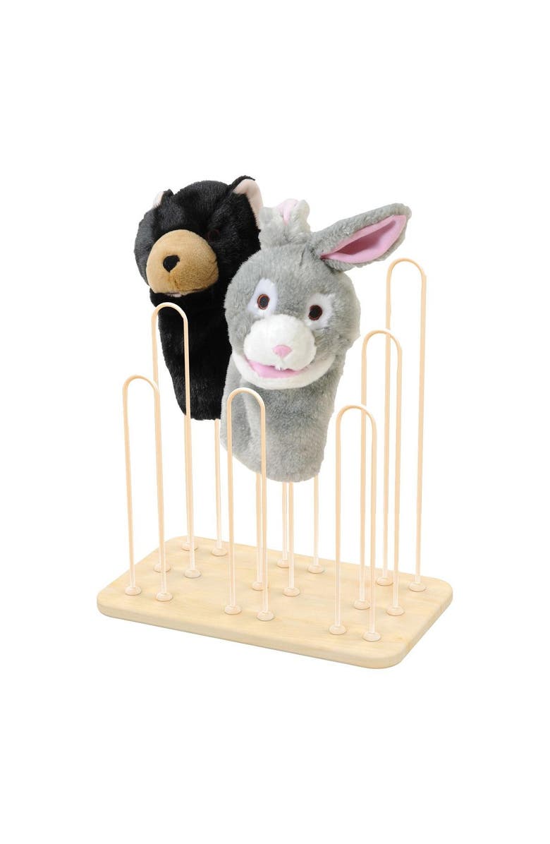 Kaplan Early Learning Company Puppet Stand, Alternate, color, Beige