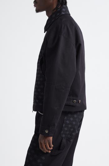 AMIRI MA Quad Jacquard Cotton & Wool Work Jacket | Nordstrom