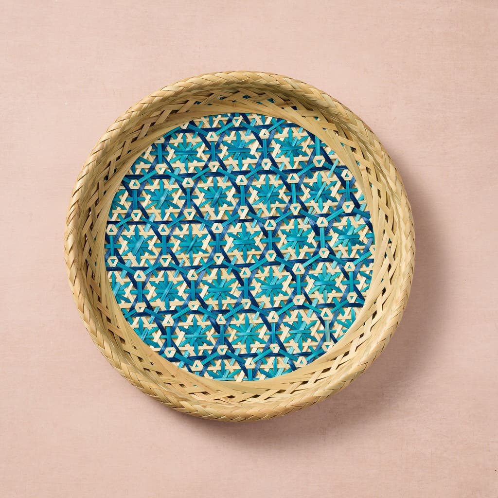 Ten Thousand Villages Phu An Basket In Blue