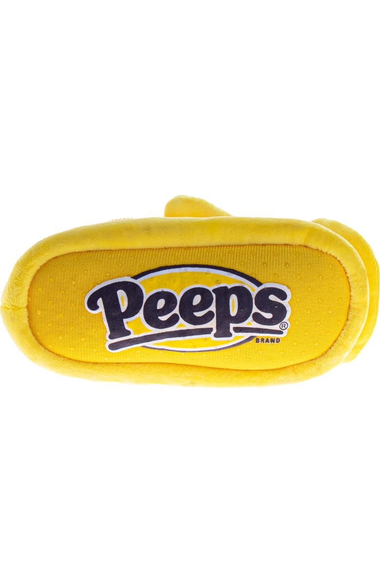 Peeps Sock Slippers for Toddler Gils' Plush Warm Fuzzy Comfort Dual Size, Alternate, color, Yellow