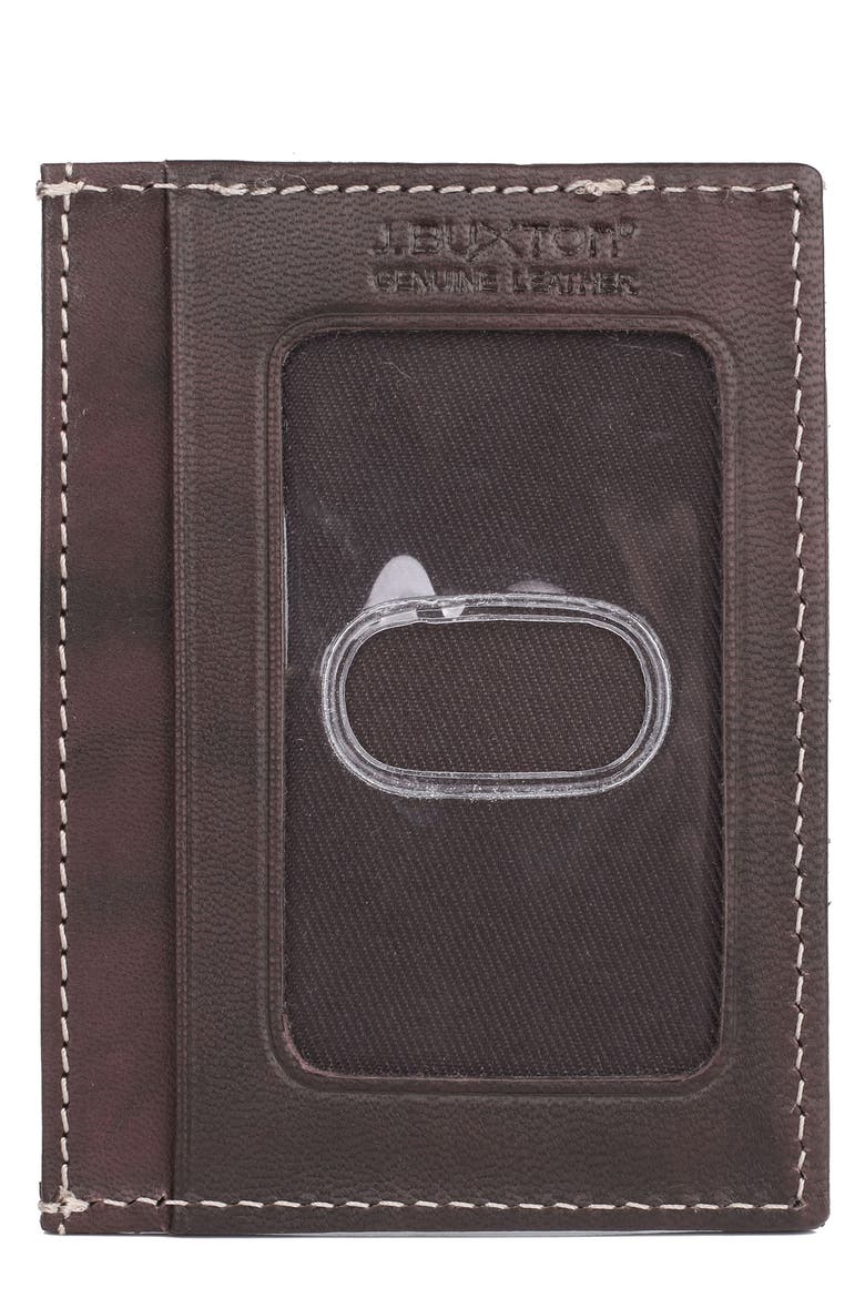 Hunt RFID Front Pocket Wallet, Alternate, color, BROWN