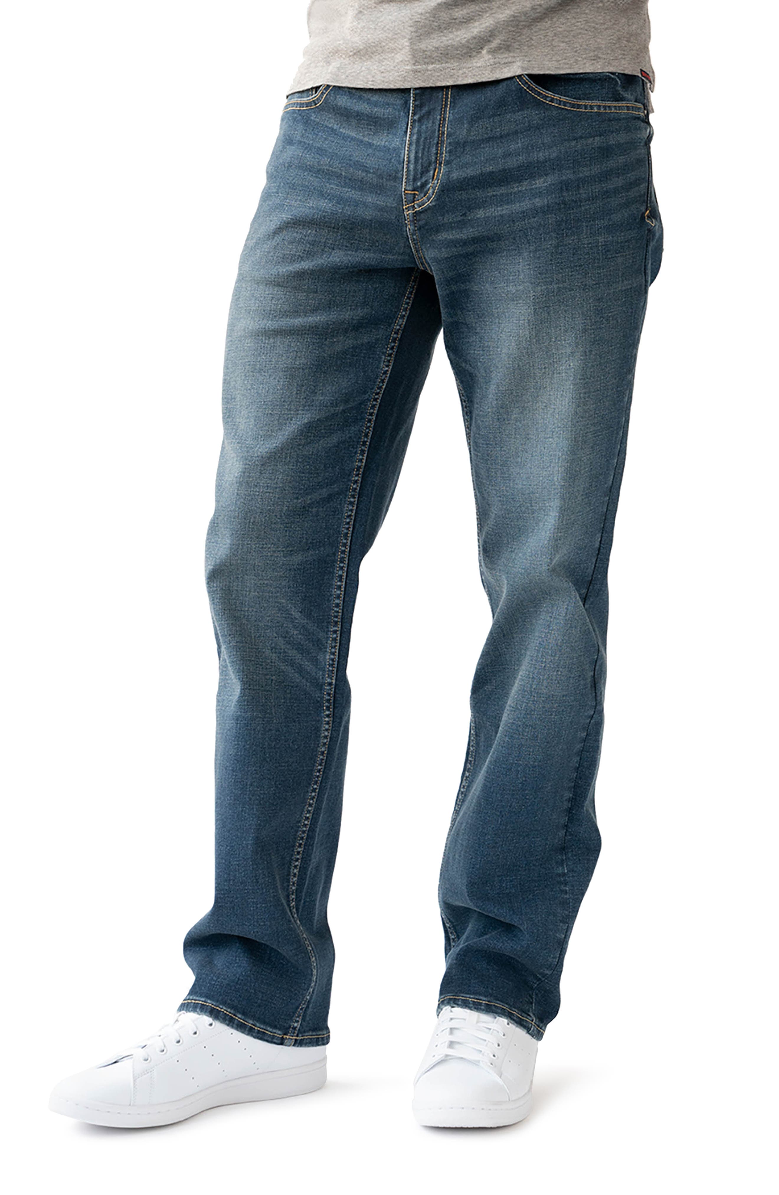Relaxed Straight Leg Jeans