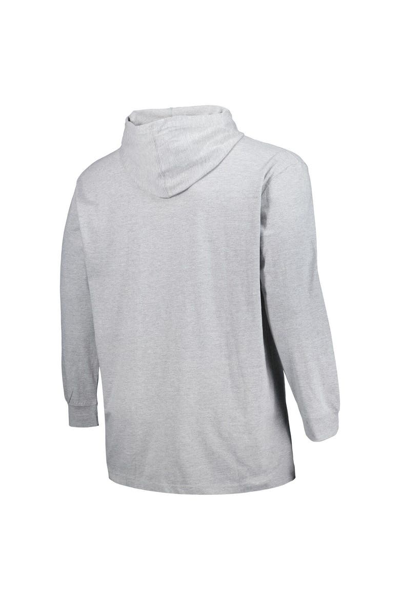 Men's Heather Gray Seattle Kraken Big & Tall Pullover Hoodie, Alternate, color, Heather Gray