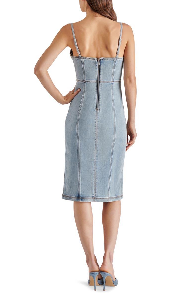 Steve Madden Giselle Denim Dress, Alternate, color, Medium Wash Denim