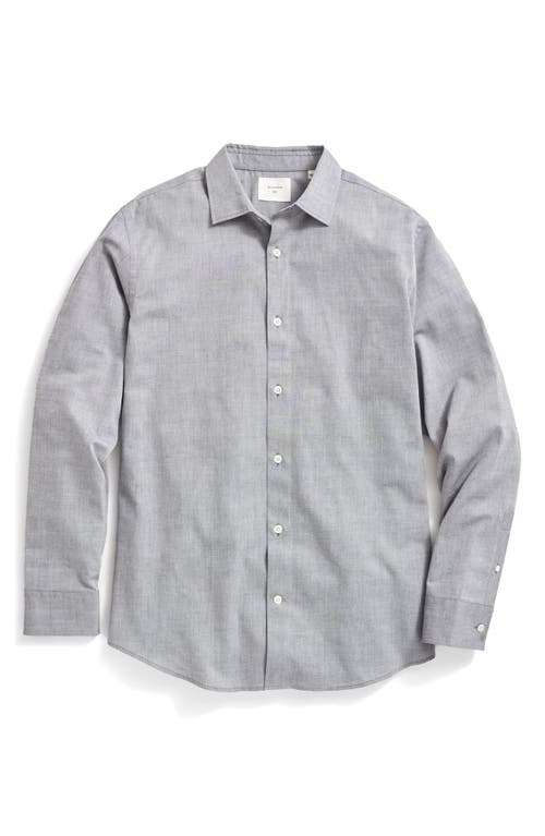 Billy Reid Hutcheson Oxford Dress Shirt in Light Grey 