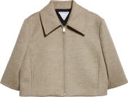 Bottega Veneta Wool & Cashmere Crop Jacket