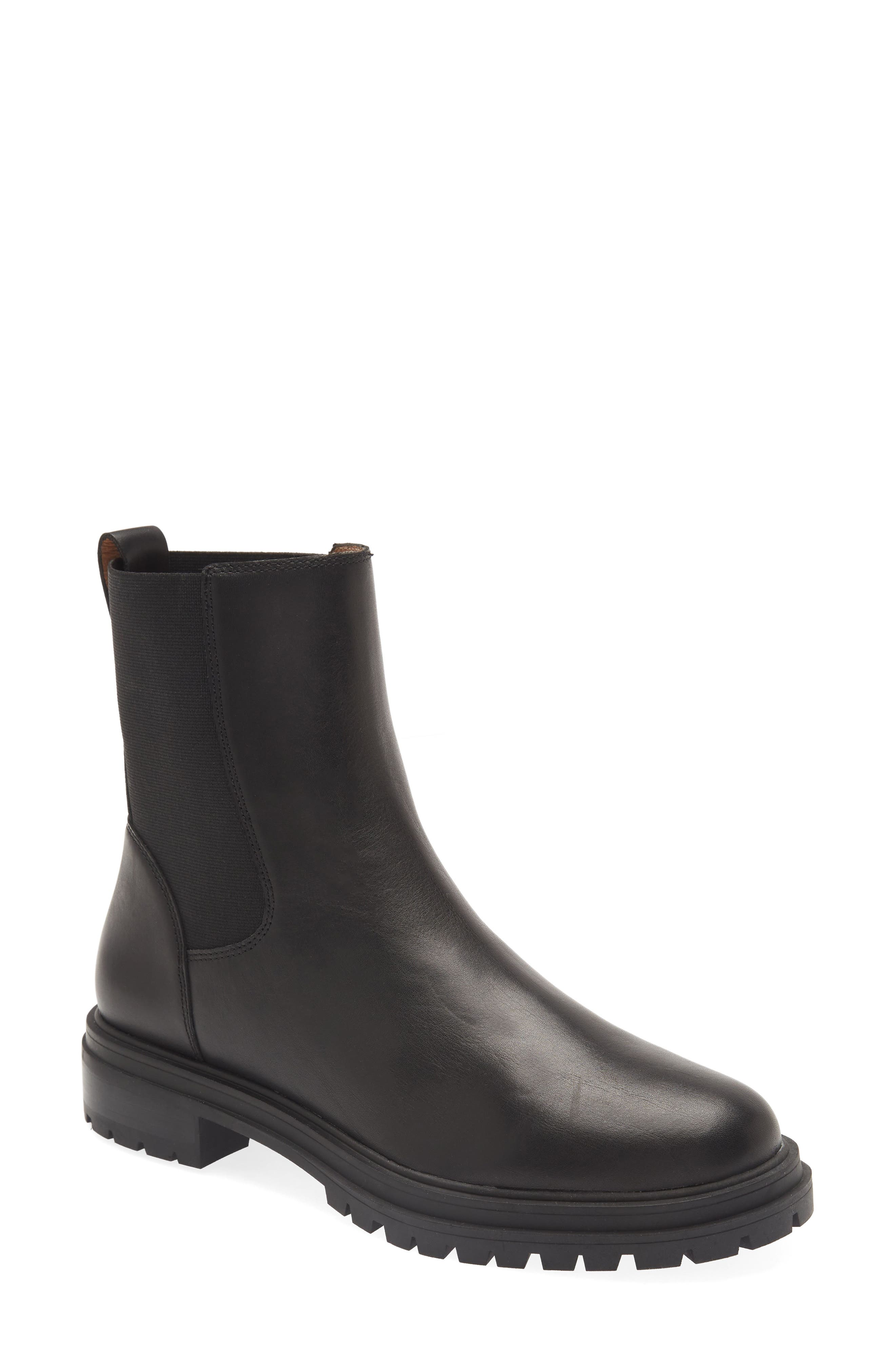 Madewell The Bradley Lug Sole Chelsea Boot, Main, color, 