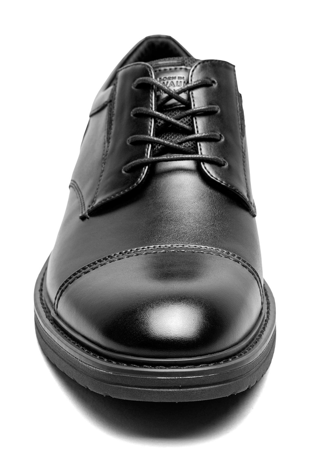 NUNN BUSH Gates Cap Toe Derby, Alternate, color, Black