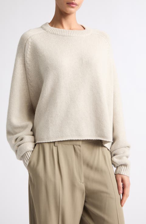 Karine Oversize Raglan Sleeve Cashmere Sweater