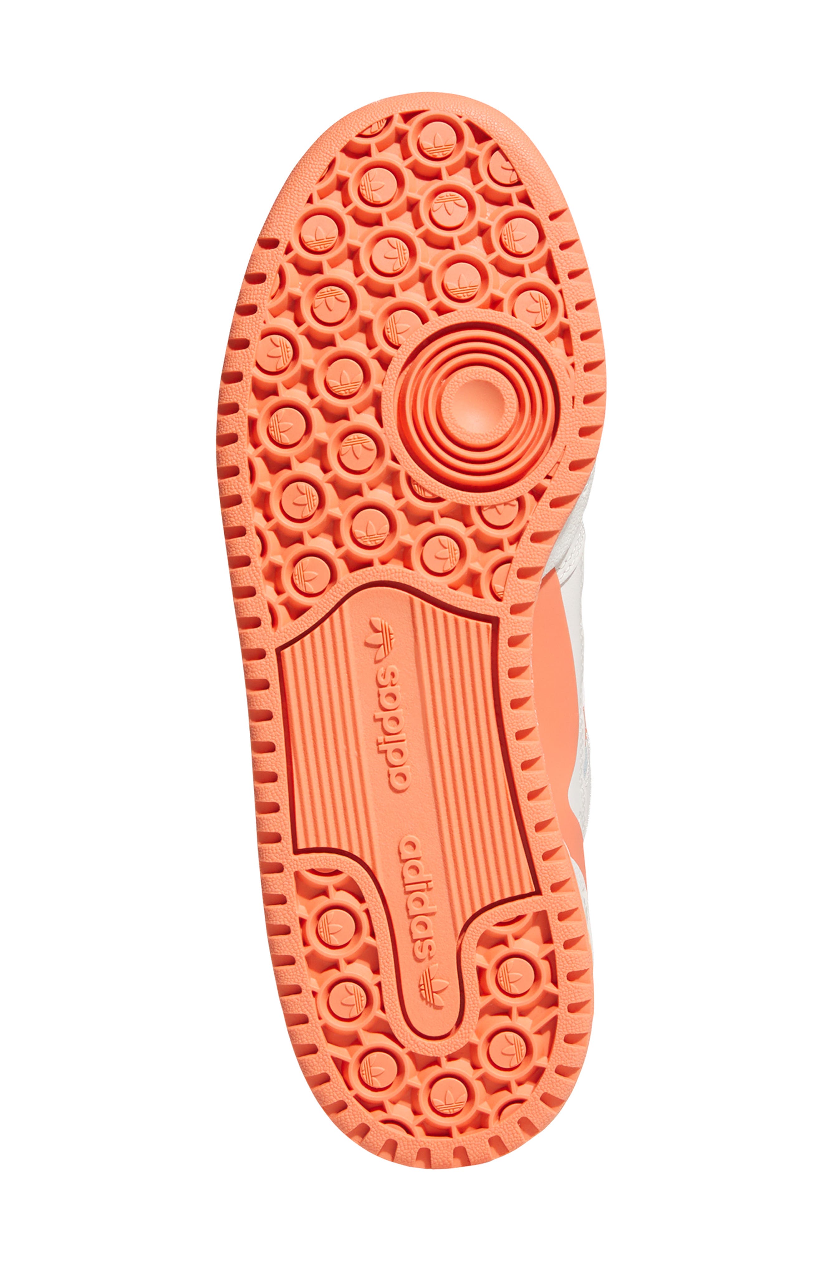 adidas Forum Low CL Basketball Sneaker, Alternate, color, Cloud White/ Pink/ Semi Coral