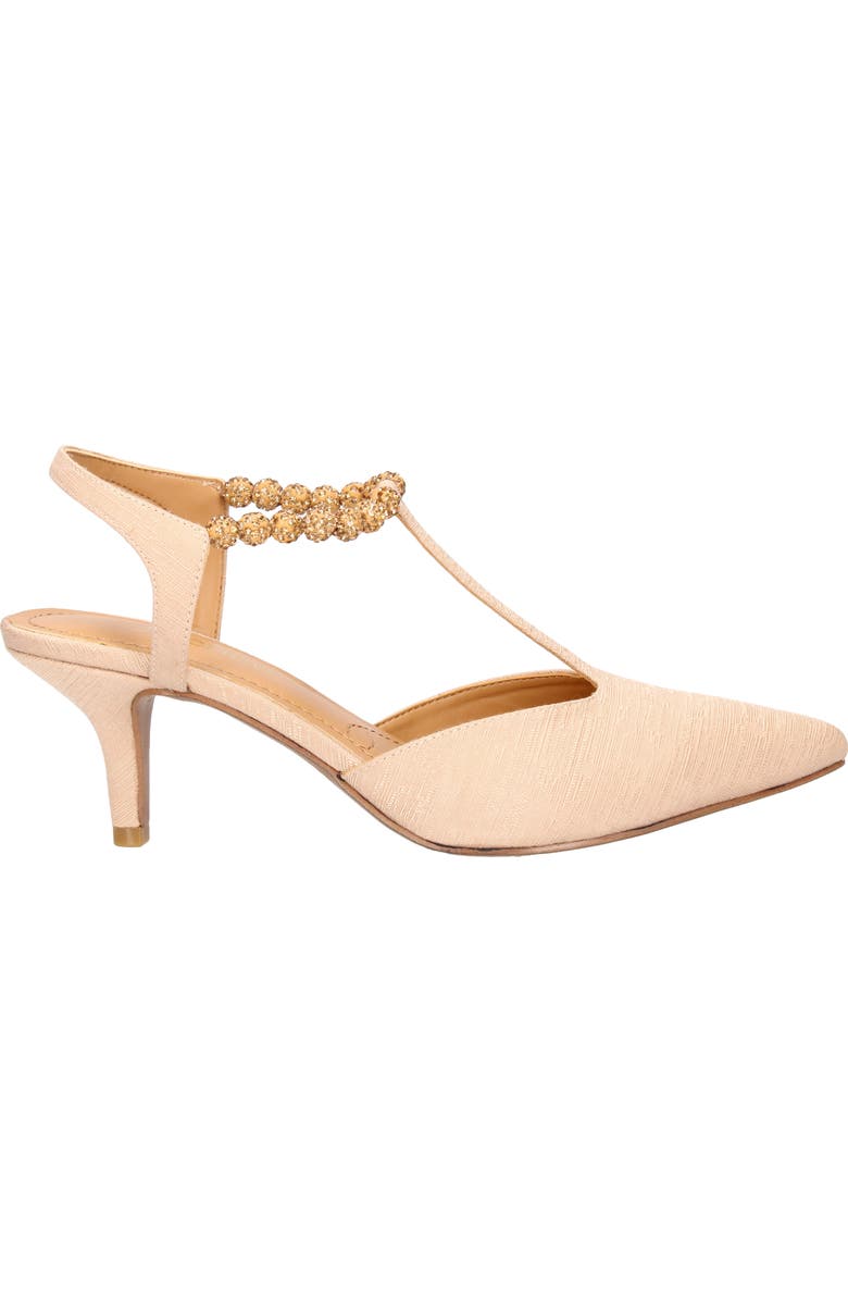 J. Reneé Nimah Pointed Toe Pump, Alternate, color, Beige