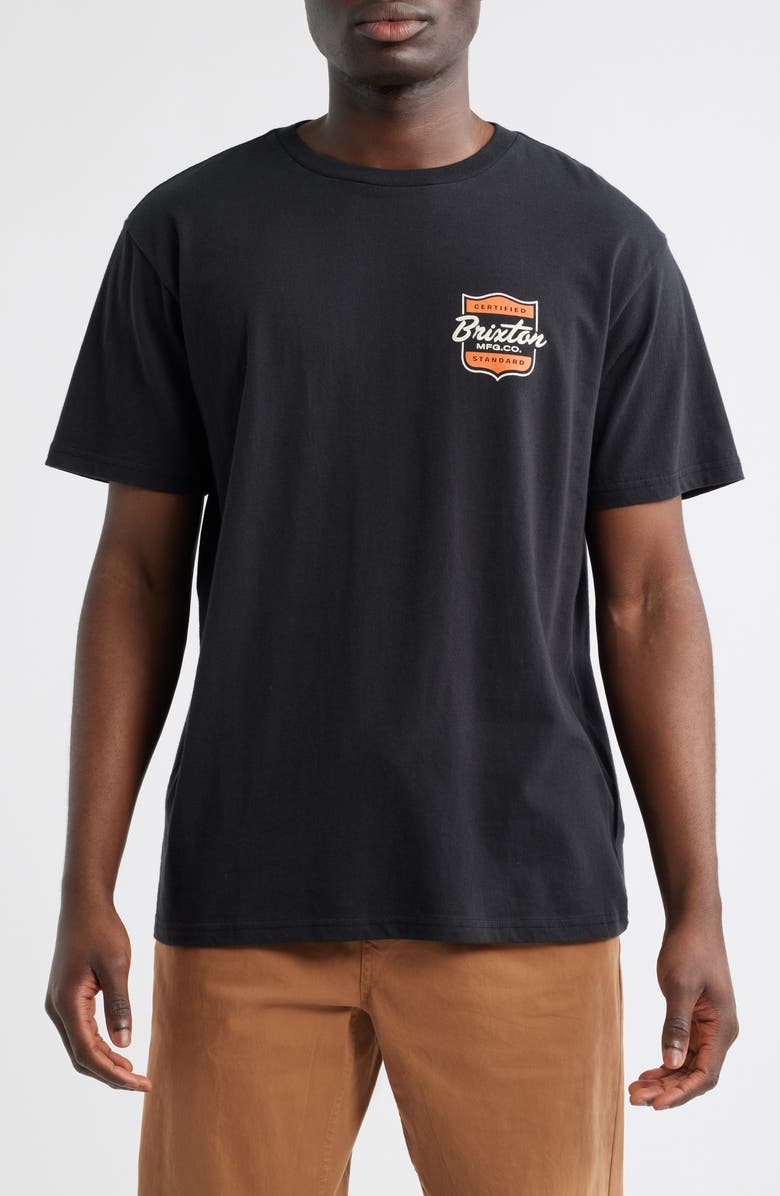 Brixton Booker Short Sleeve Graphic T-Shirt, Main, color, 