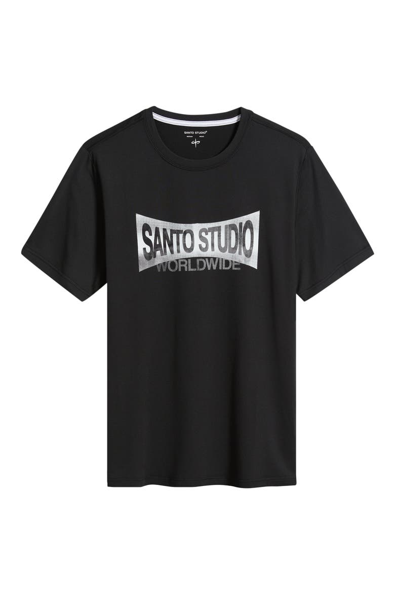 Ciao Tech Logo Graphic T-Shirt, Alternate, color, BLACK