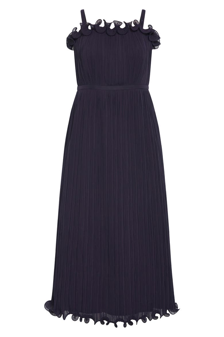 Opulent Maxi Dress, Alternate, color, MIDNIGHT
