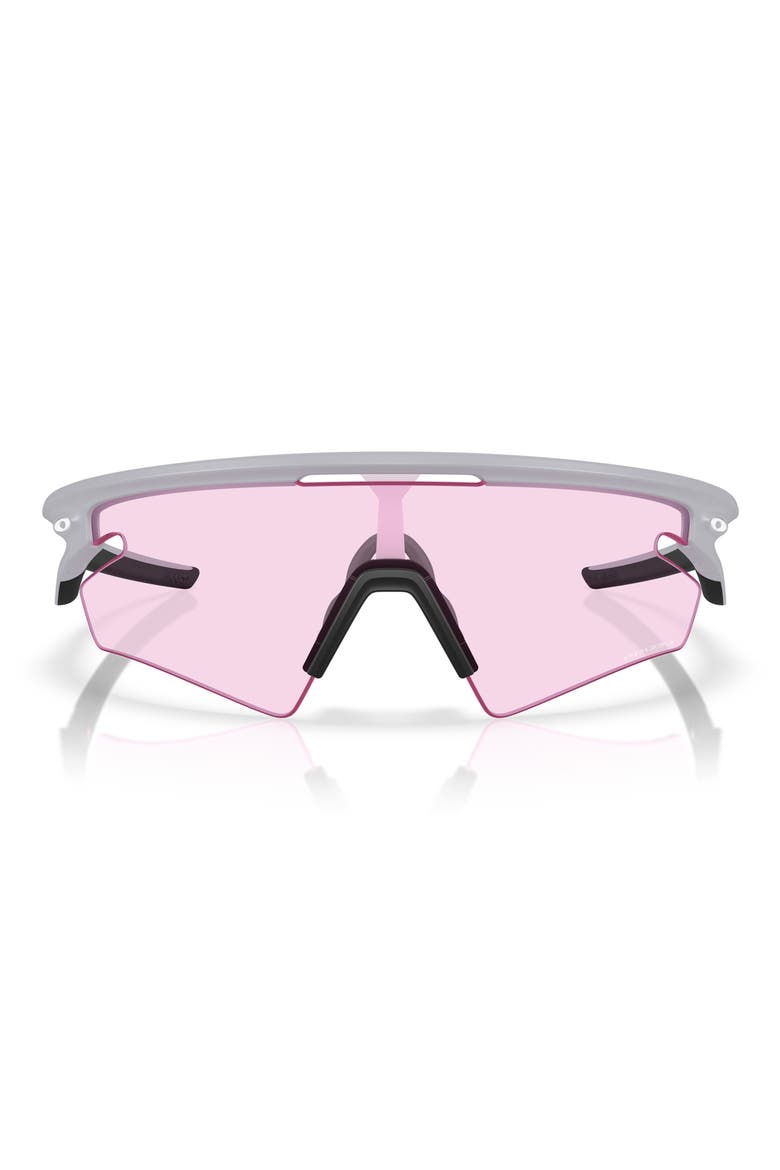 Gender Inclusive Sphaera 36mm Rectangle Sunglasses, Main, color, MATTE FOG / PRIZM LOW LIGHT