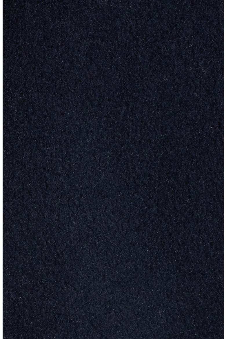 Double Breasted Stand Collar Coat, Alternate, color, NAVY BLUE