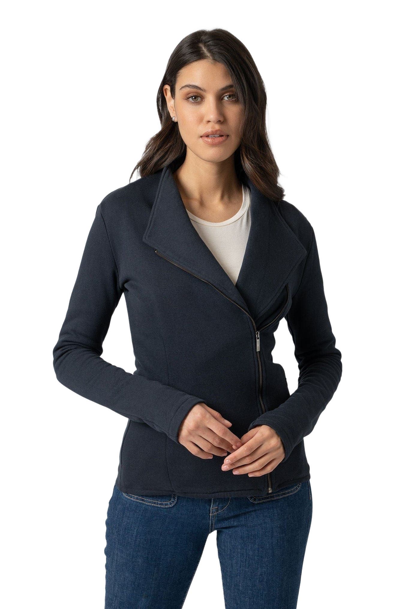 Cotton Biker Jacket - image 5