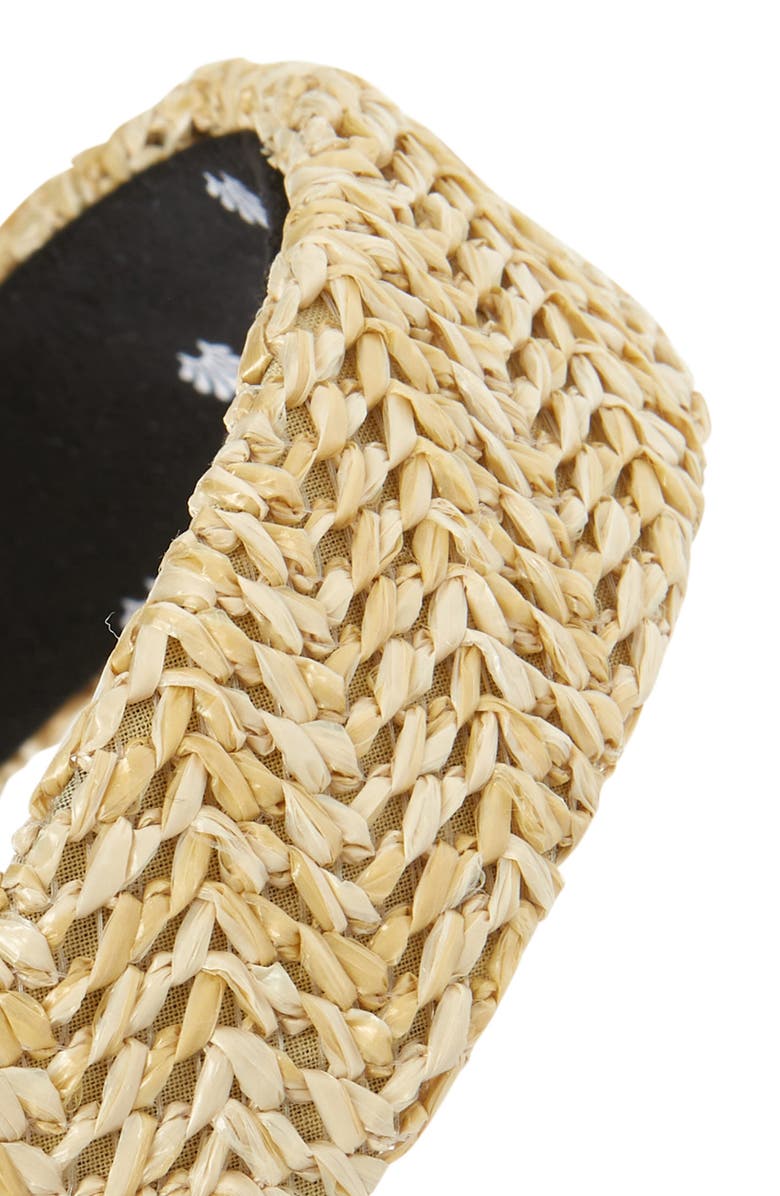 Lele Sadoughi Bessette Raffia Headband, Alternate, color, Natural