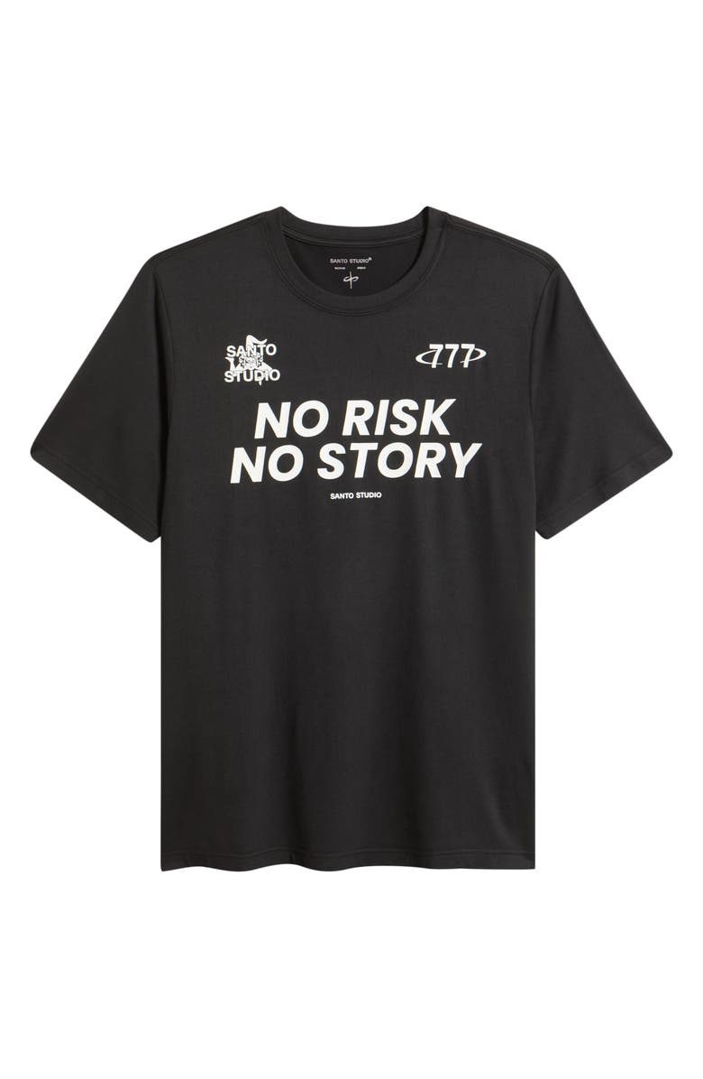 SANTO STUDIO Tempo No Risk Graphic T-Shirt, Alternate, color, Black